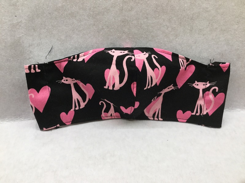 black pink cat face mask black pink cat face mask