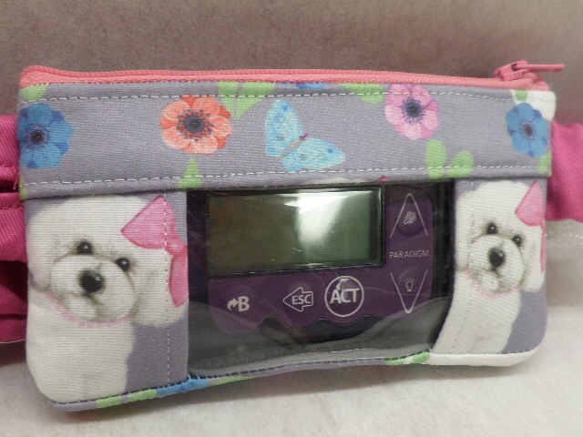 Bichon Frise Puppy Dog Insulin Pump Pouch For Girls Bichon Frise Puppy Dog Insulin Pump Pouch For Girls