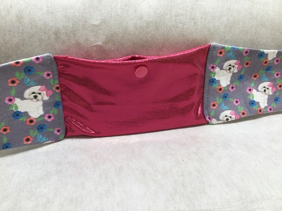 Spandex Insulin Pump Band Belt Bichon Frise Spandex Insulin Pump Band Belt Bichon Frise