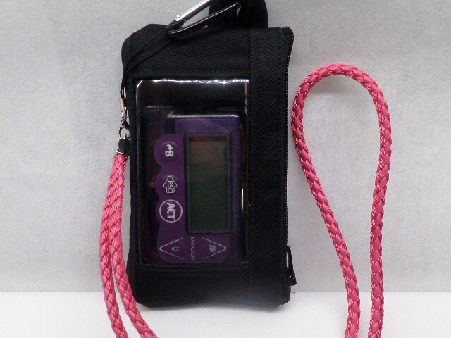 Hot Pink & Black Dexcom Iphone CGM Pouch Hot Pink & Black Dexcom Iphone CGM Pouch