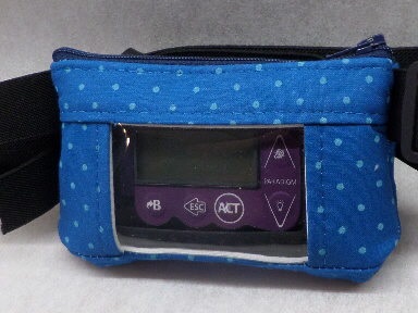 Blueberry Dot Insulin Pump Pouch Case Blueberry Dot Insulin Pump Pouch Case