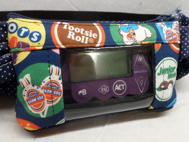 Mr Owl Candy Insulin Pump Pouch optional window Mr Owl Candy Insulin Pump Pouch optional window