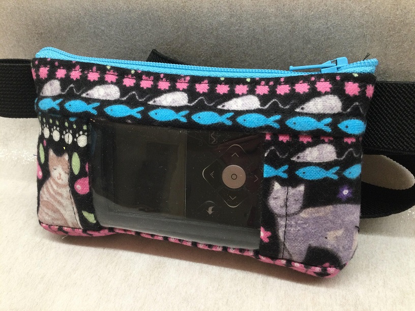 Cat Border Insulin Pump Pouch Cat Border Insulin Pump Pouch