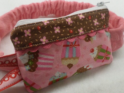 Cherry on Top Cupcake Insulin Pump Pouch Case Cherry on Top Cupcake Insulin Pump Pouch Case