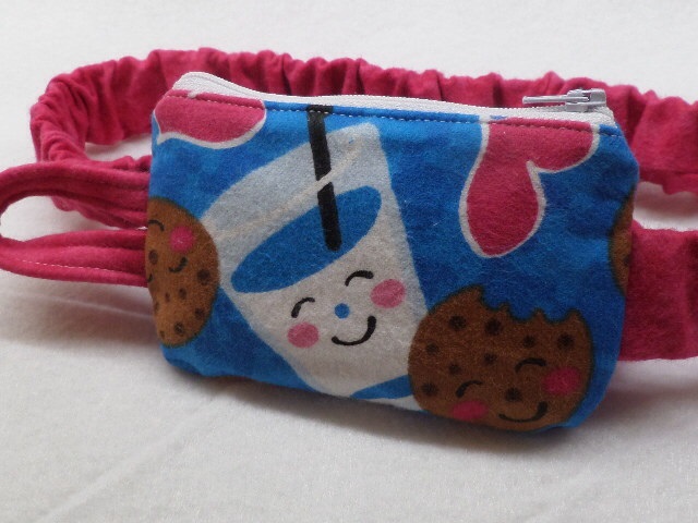 Cookies n Milk Bedtime Insulin Pump Pouch Case in Flannel Cookies n Milk Bedtime Insulin Pump Pouch Case in Flannel