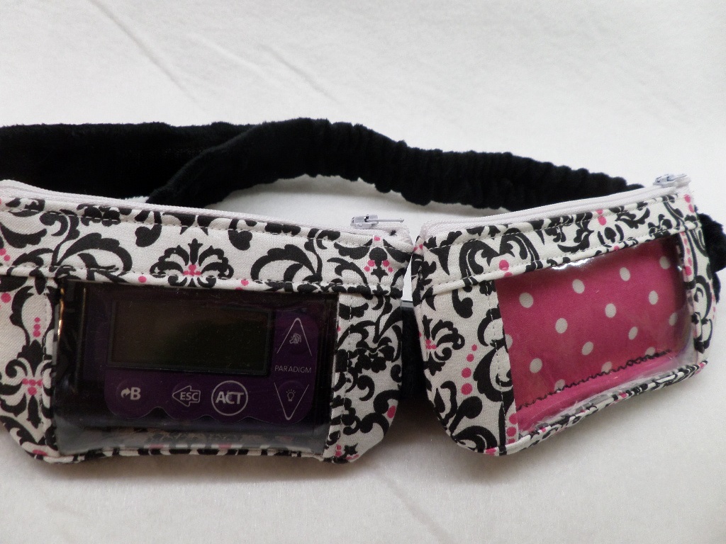 Damask Dexcom CGM Pouch Double Case Damask Dexcom CGM Pouch Double Case