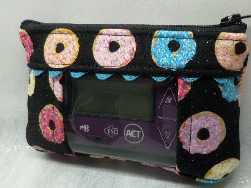 Sparkling Donuts Insulin Pump Pouch For Girls Sparkling Donuts Insulin Pump Pouch For Girls