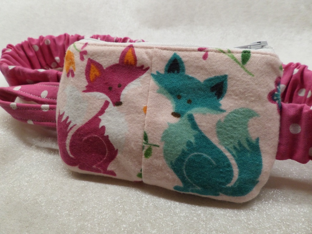 Foxes Insulin Pump Pouch Case in Flannel Foxes Insulin Pump Pouch Case in Flannel