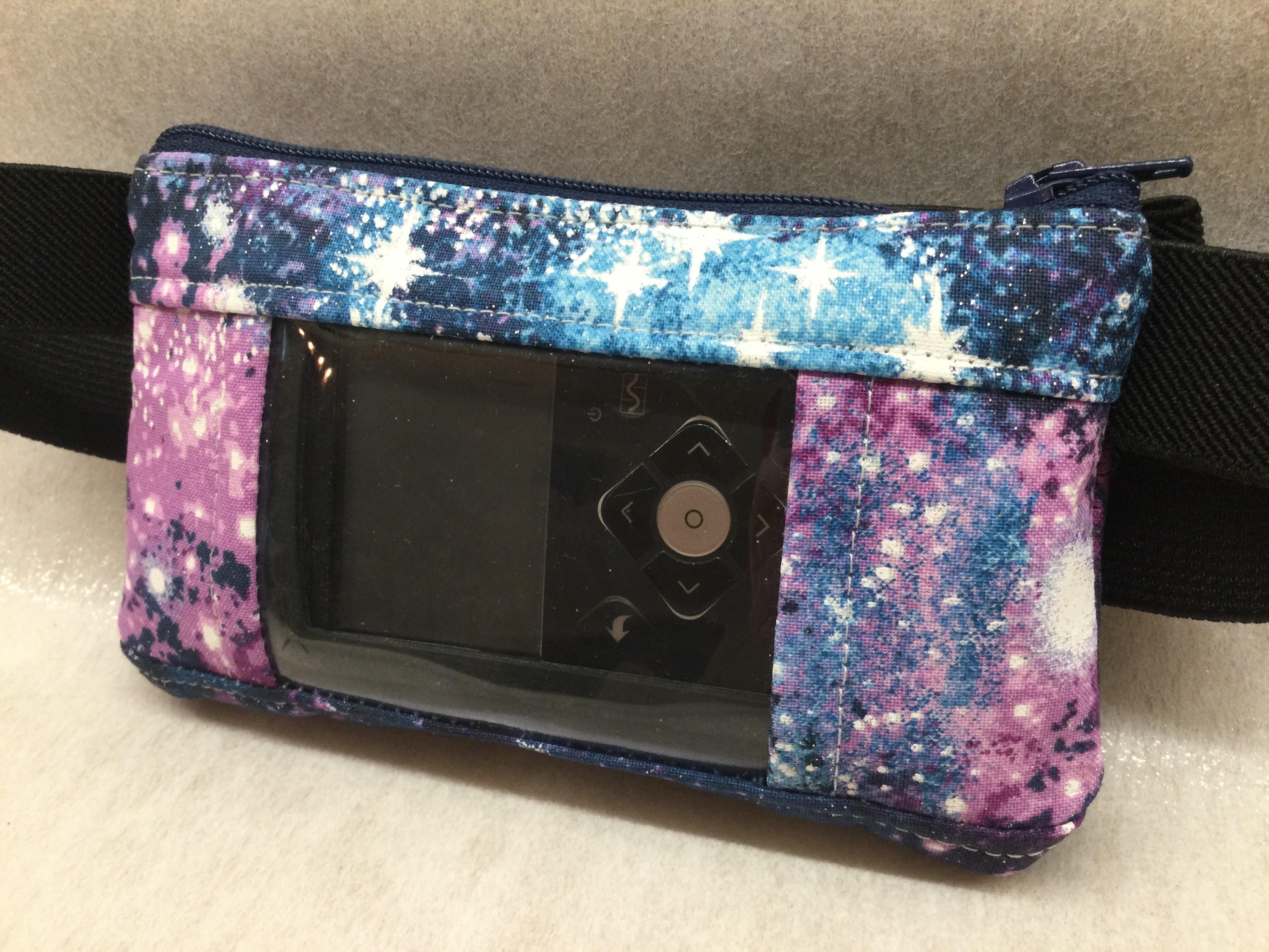 Shimmering Galaxy Insulin Pump Pouch Shimmering Galaxy Insulin Pump Pouch