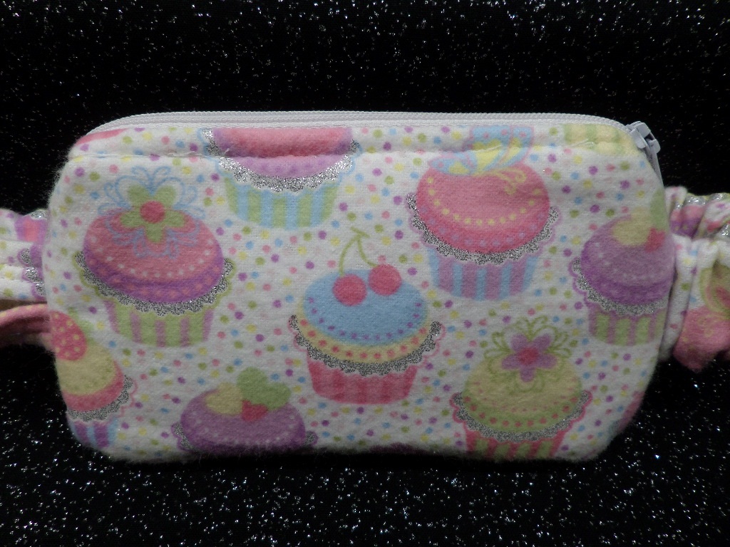 Glitter Cupcakes Insulin Pump Pouch Case - Flannel pump pouch Glitter Cupcakes Insulin Pump Pouch Case - Flannel pump pouch