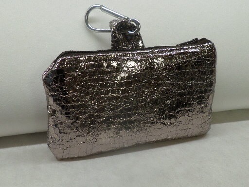 Rose Gold Faux Leather Insulin Pump Pouch Case Rose Gold Faux Leather Insulin Pump Pouch Case
