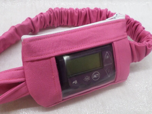 Hot Pink Insulin Pump Pouch with Optional Window Hot Pink Insulin Pump Pouch with Optional Window