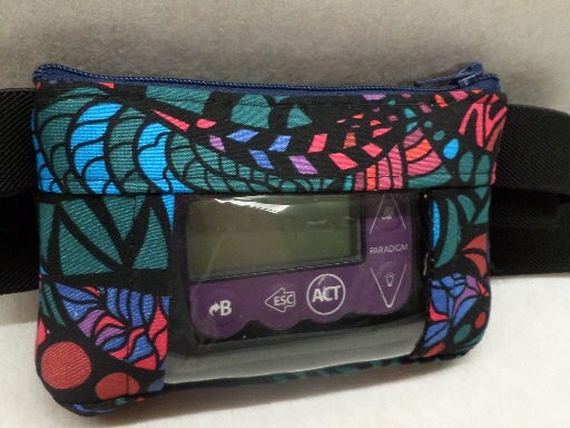 Jewel Tone Mosaic Insulin Pump Pouch Case Jewel Tone Mosaic Insulin Pump Pouch Case