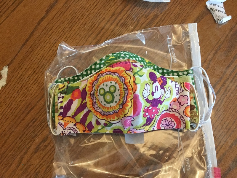 Mouse Floral Face Mask Mouse Floral Face Mask