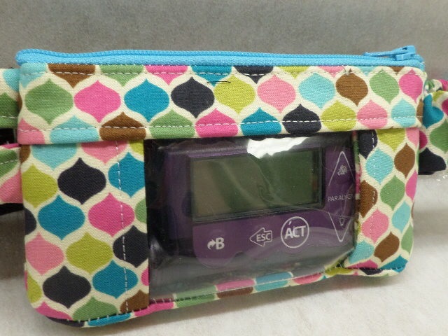 Multi Moroccan Quatrefoil Insulin Pump Pouch Multi Moroccan Quatrefoil Insulin Pump Pouch