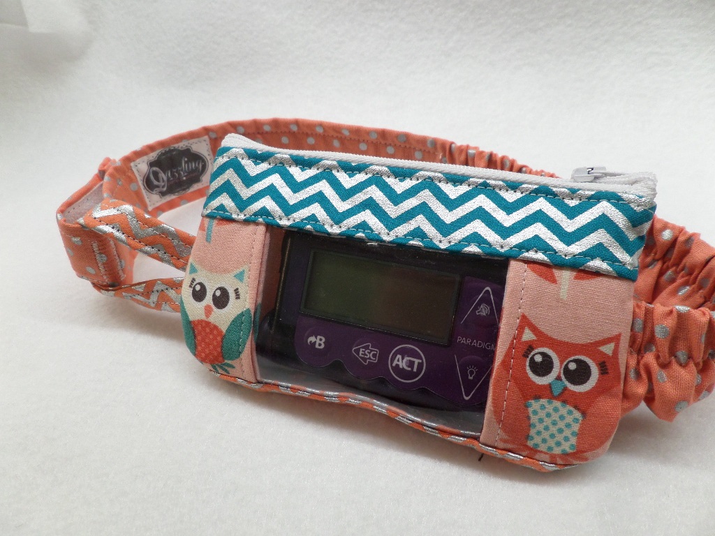 Owls Window Insulin Pump Pouch Case Owls Window Insulin Pump Pouch Case