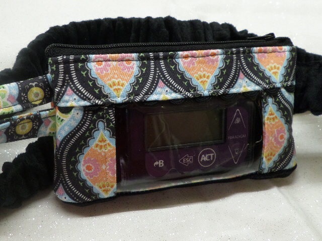 Paige Ogee Insulin Pump Pouch Optional Window Paige Ogee Insulin Pump Pouch Optional Window