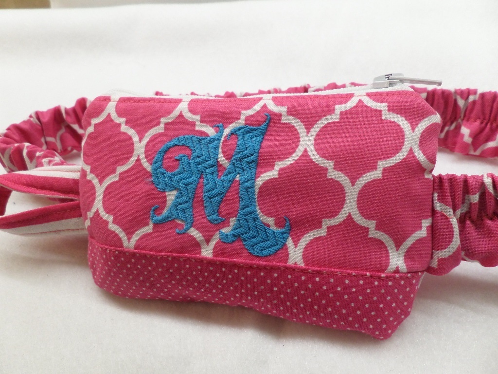 Ht Pink Two Tone Quatrefoil Insulin Pump Case Monogrammed Ht Pink Two Tone Quatrefoil Insulin Pump Case Monogrammed