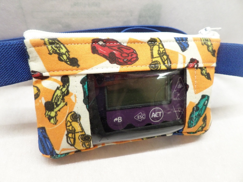 Race Cars Insulin Pump Pouch for Boys Race Cars Insulin Pump Pouch for Boys