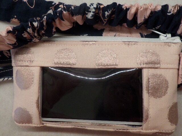 RoseGold Metallic Dots on Blush Insulin Pump Pouch Case RoseGold Metallic Dots on Blush Insulin Pump Pouch Case