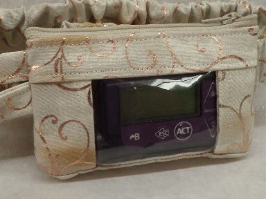 Rose Gold Swirl on Cream Beige Ombre Insulin Pump Pouch Rose Gold Swirl on Cream Beige Ombre Insulin Pump Pouch