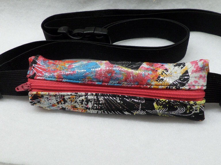 Dazzling Tie Dye Sparkle Slim Fit Insulin Pump Belt Spandex Dazzling Tie Dye Sparkle Slim Fit Insulin Pump Belt Spandex