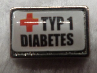 Type 1 Diabetes Charm for Floating Locket Type 1 Diabetes Charm for Floating Locket
