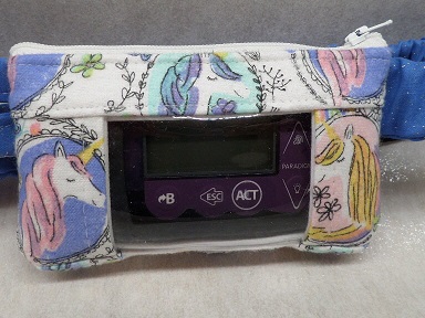 Unicorn Portraits Insulin Pump Pouch Unicorn Portraits Insulin Pump Pouch