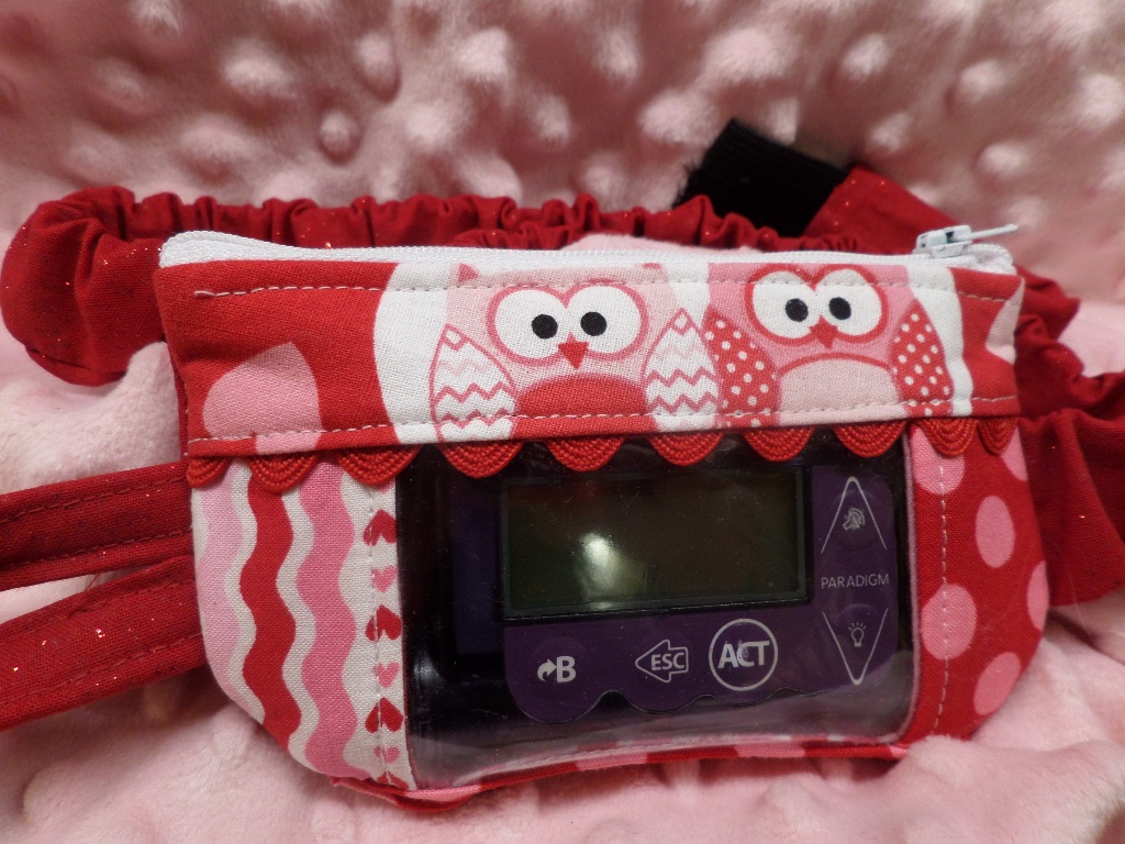 Colorful Owls Insulin Pump Pouch Case Colorful Owls Insulin Pump Pouch Case