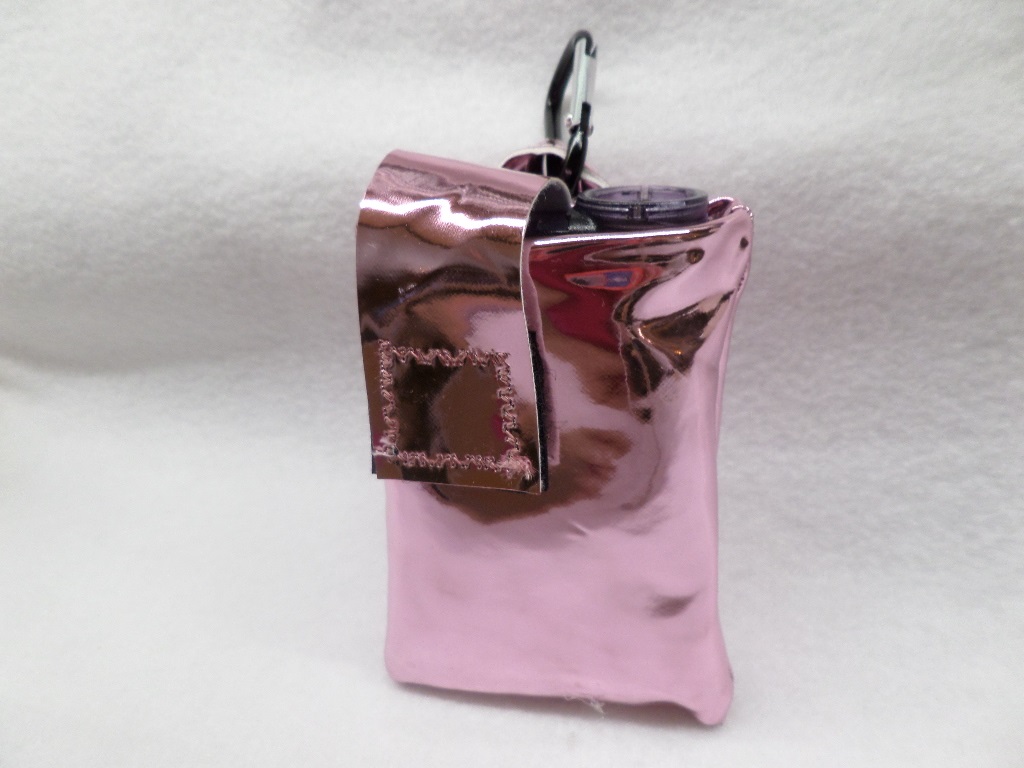 Metallic Pink Faux Leather Vertical Insulin Pump Pouch Metallic Pink Faux Leather Vertical Insulin Pump Pouch